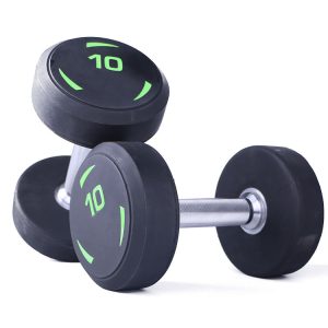 High Quality Durable Gym Use Urethane Hard Chrome TPU Dumbbells
