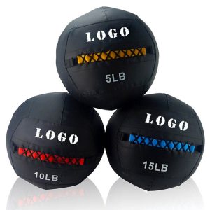 Gym Fitness Soft Wall Ball Made of Durable Rubber and PVC Medicine