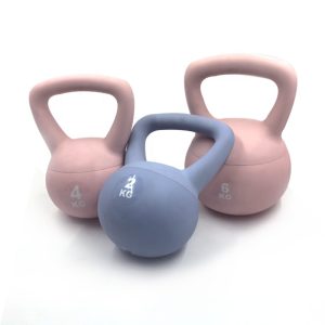 Colored Soft PVC Kettlebell Home Gym Fitness Yoga Exercise Iron Sand Eco-Friendly
